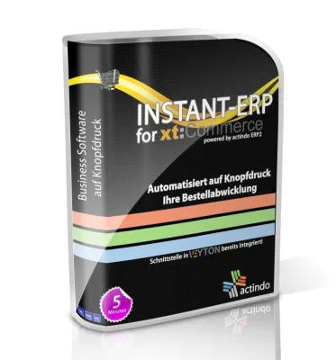 Bild: actindo ERP-System jetzt auch als integrales Modul für die Shoplösung xt:Commerce Veyton 4.0 verfügbar