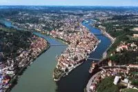 Bild: Ausflugsziele in Bayern - Die Dreiflüssestadt Passau
