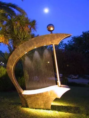 Bild: Lebendige Kunst im Parco San Marco mit Housi Knecht