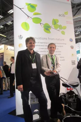 Bild: „CPhI Pharma Award 2014“ für „Enzym-Google“ von acib