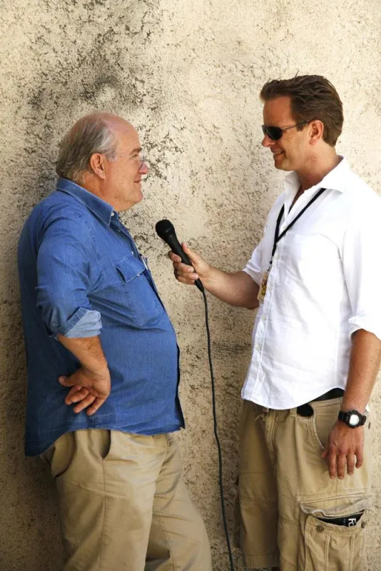 Peter Lindbergh im Interview mit FotoTV, Foto: D. Clees
