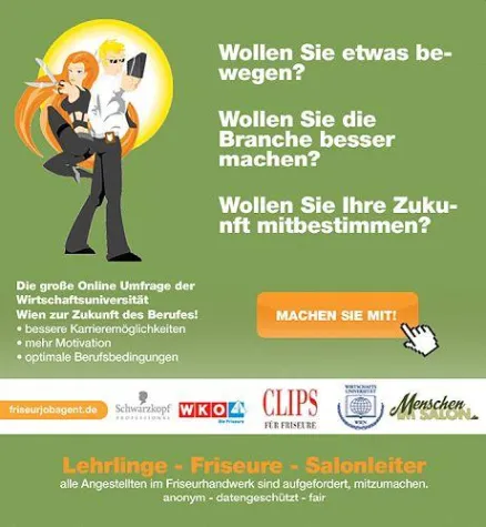 Erste Arbeitsmarktstudie für Friseure Bild: Erste Arbeitsmarktstudie für Friseure
