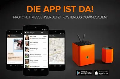 Protonet geht mit Messenger App an den Start Bild: Protonet geht mit Messenger App an den Start