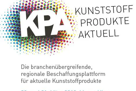 KPA Kunststoff Produkte Aktuell am 20. und 21. März 2018 in Ulm ausgebucht! Bild: KPA Kunststoff Produkte Aktuell am 20. und 21. März 2018 in Ulm ausgebucht!
