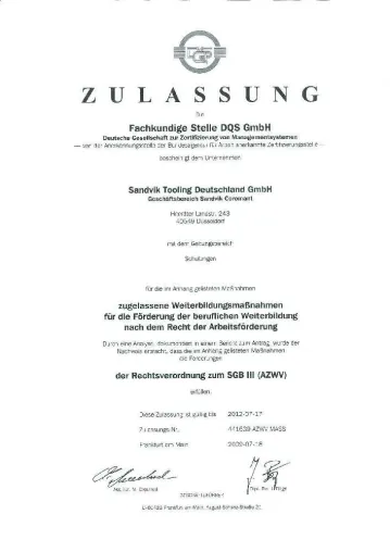 Bild: Schulungen mit Zertifikat