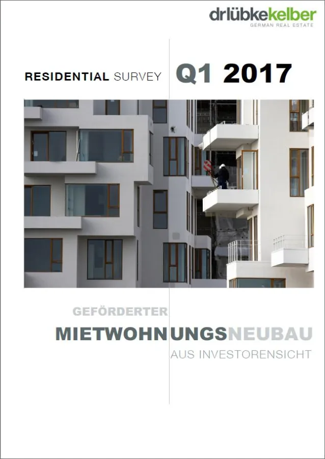Dr. Lübke & Kelber - Residential Survey geförderter Mietwohnungsneubau: