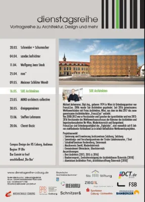 dienstagsreihe | SUE Architekten | 16. Mai 2017 Bild: dienstagsreihe | SUE Architekten | 16. Mai 2017