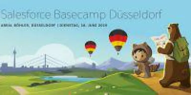 comslect lädt ein zum Salesforce Basecamp am 18.06.2019 in Düsseldorf Bild: comslect lädt ein zum Salesforce Basecamp am 18.06.2019 in Düsseldorf