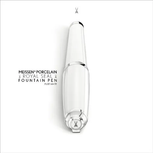 MEISSEN COUTURE präsentiert Edition von Schreibaccessoires aus Porzellan Bild: MEISSEN COUTURE präsentiert Edition von Schreibaccessoires aus Porzellan