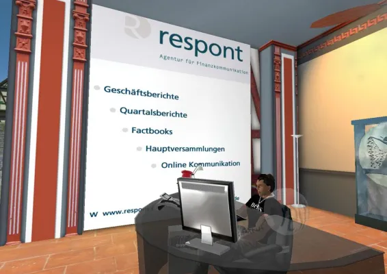 Bild: respont - Erste Agentur für Finanzkommunikation in Second Life