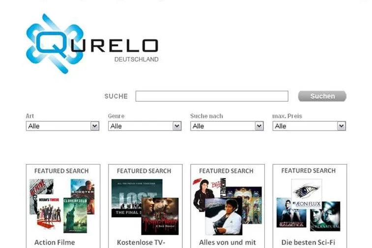 Bild: QURELO.com - Die neue Suchmaschine für den Apple iTunes Store geht online.