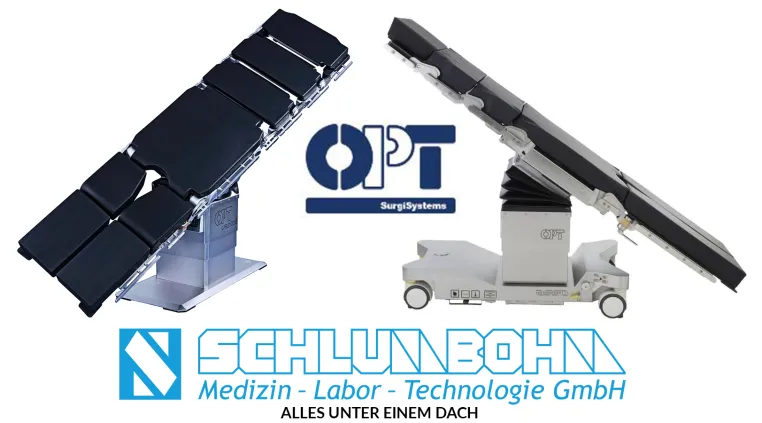 Bild: Die neuen OP-Tisch-Systeme der Firma SCHLUMBOHM Medizin-Labor-Technologie GmbH