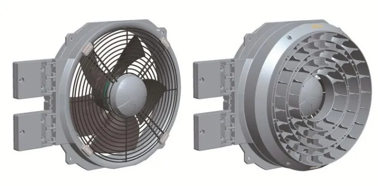 Axialventilatoren für Verdampfer-Anwendungen Bild: Axialventilatoren für Verdampfer-Anwendungen