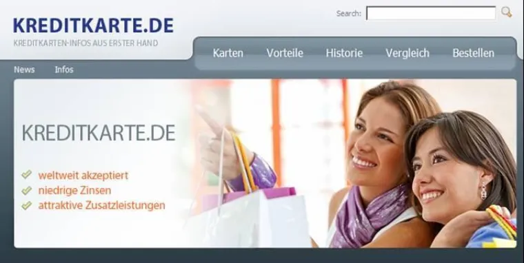 Bild: Kreditkarte.de - Neuer Vertriebskanal mit Mehrwert für Kunden