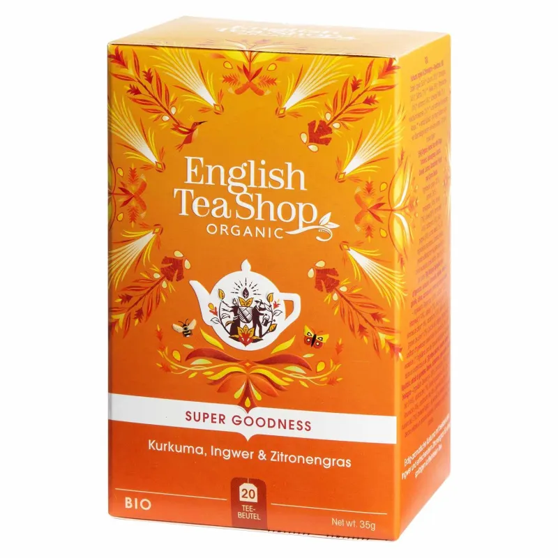 2 Great Taste Award Sterne für English Tea Shop Kurkuma, Ingwer & Zitronengras