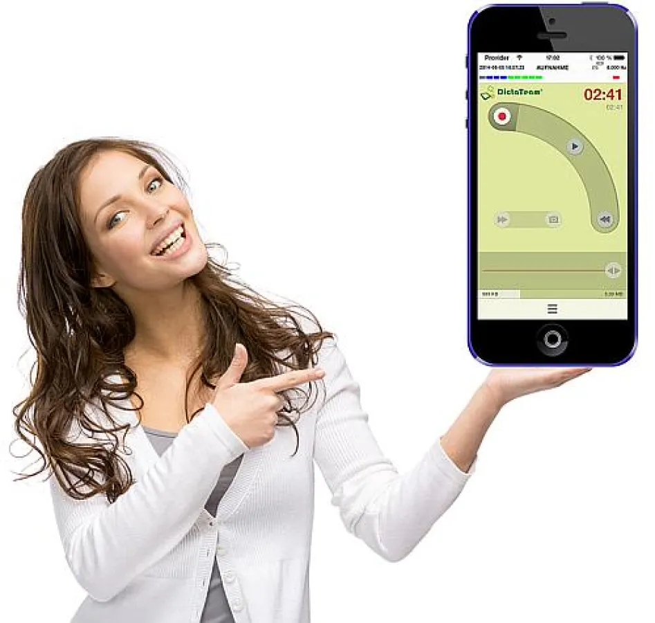 TeamDrive integriert in dictate on demand mobile