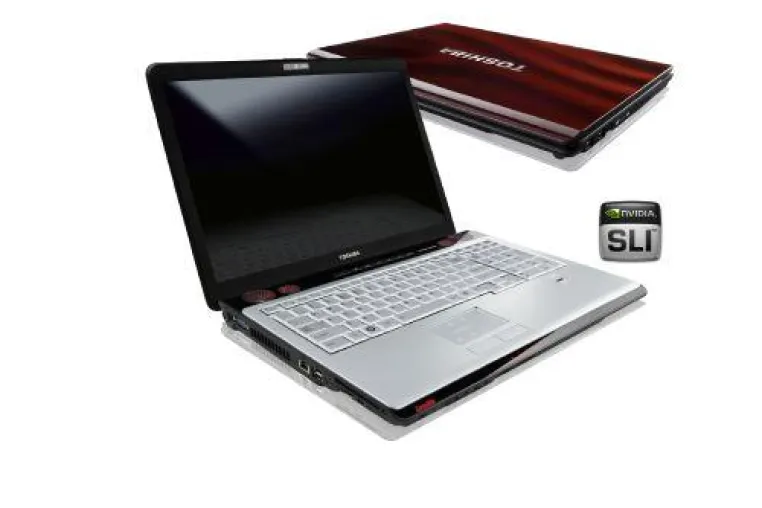 Bild: NVIDIAs SLI-PC des Monats: Toshiba-Notebook X200-21P mit zwei Grafikkarten