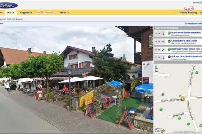Bild: GoYellow startet als erstes Online-Branchenbuch die neue Google Street View-Funktion