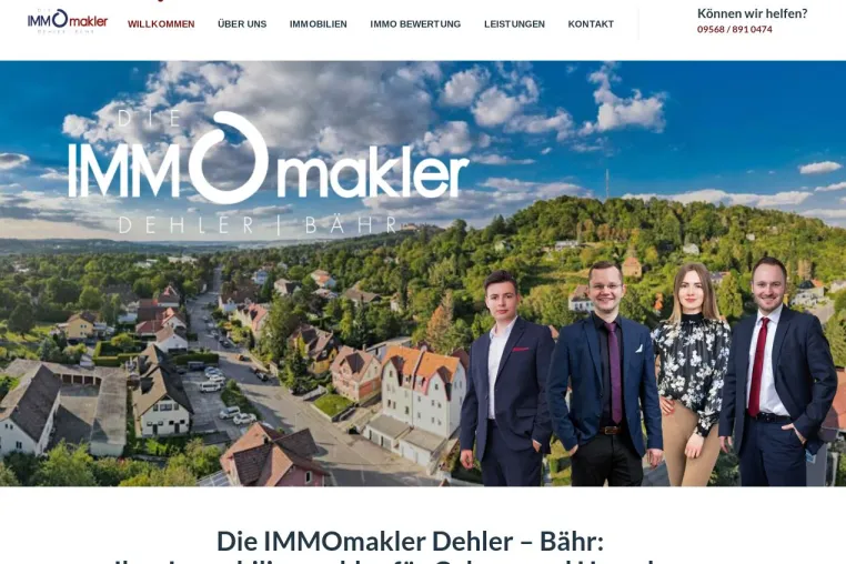 Erfolgreicher Immobilienmakler für Coburg: Die IMMOmakler Dehler - Bähr Bild: Erfolgreicher Immobilienmakler für Coburg: Die IMMOmakler Dehler - Bähr