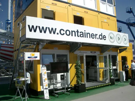 Bild: Mobile Räume auf der Bauma 2010