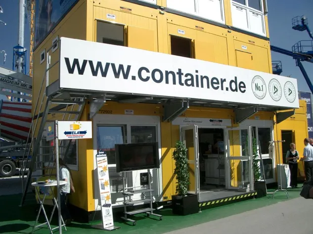 Bild: Mobile Räume auf der Bauma 2010