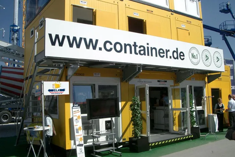 Bild: Mobile Räume auf der Bauma 2010