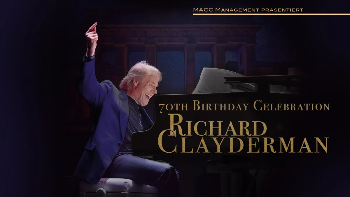 RICHARD CLAYDERMAN - 70th Birthday Celebration Tour (© Richard Clayderman)