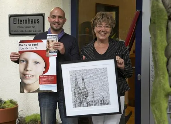 Krebs ist doof und Kunst kann helfen Bild: Krebs ist doof und Kunst kann helfen