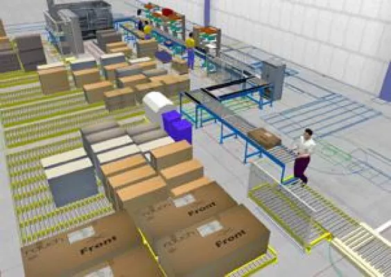 Bild: Intralogistik in 3D