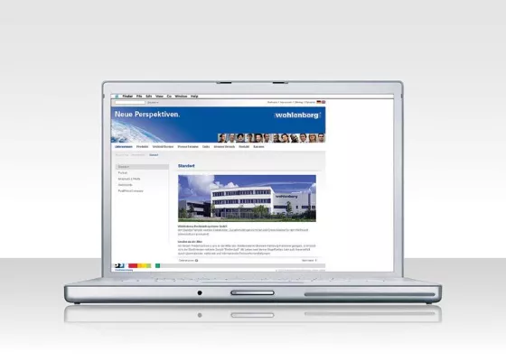 Bild: wendweb realisiert den internationalen Internet-Auftritt der Wohlenberg Buchbindesysteme GmbH