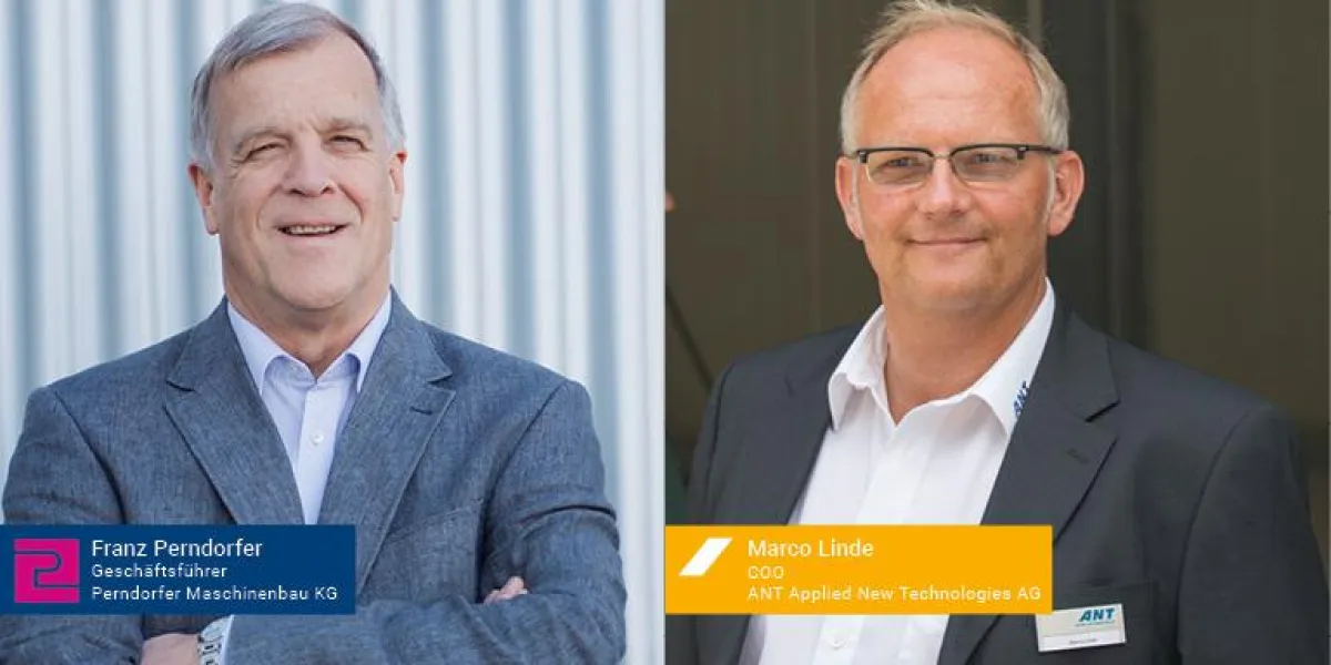 Die Geschäftsführer der ANT AG und Perndorfer Maschinenbau KG