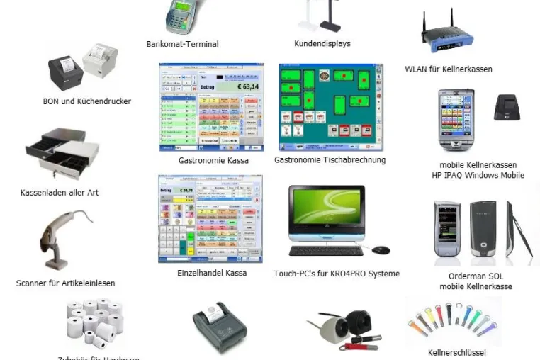 Bild: Kassensysteme Kassensoftware Rechnungen