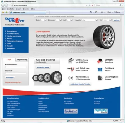 Die "Reifenfindemaschine" tyremotive.de erneuert das "look and feel" und integriert neuen Räderkonfigurator Bild: Die "Reifenfindemaschine" tyremotive.de erneuert das "look and feel" und integriert neuen Räderkonfigurator