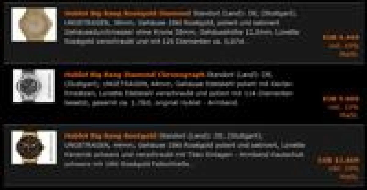 Jede Menge Uhren zur Auswahl!