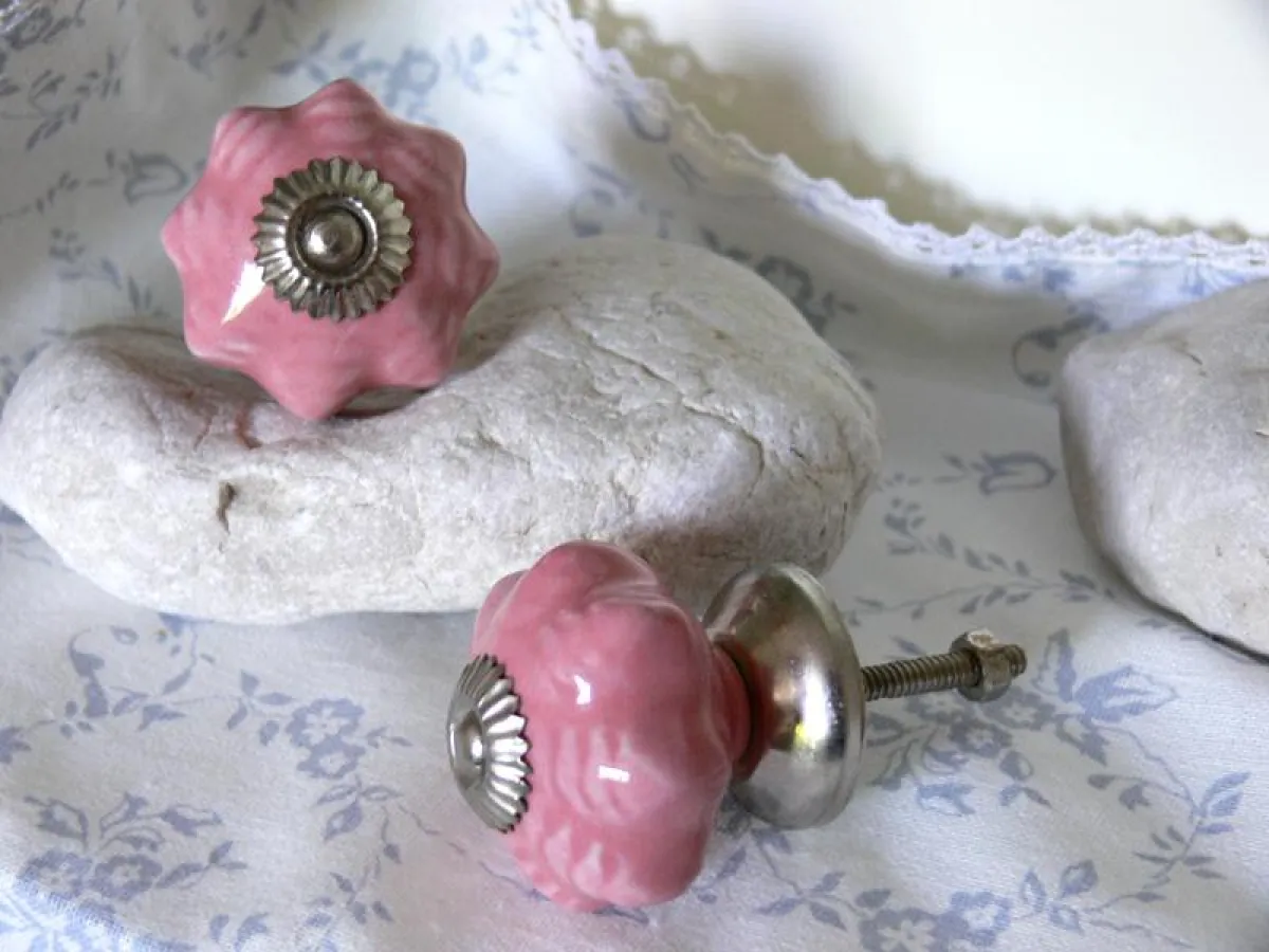 Knäufe in rosa für kleine Prinzessinnen