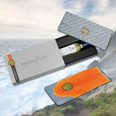 Bild: Für anspruchsvolle Genießer: nachhaltiger Nordland-Lachs für (Weihnachts)Festtage