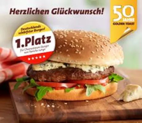 Bild: Die Fans haben entschieden: GOLDEN TOAST kürt den schärfsten Burger Deutschlands