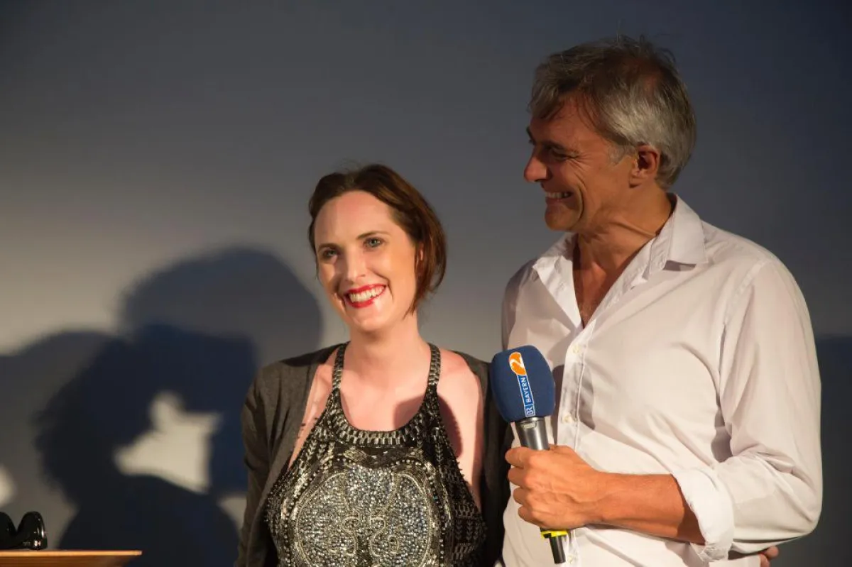 Julia Neuhaus gewinnt den Short Plus Award, Festivalleiter Matthias Helwig