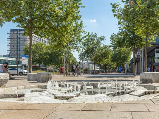 Bild: Die Innenstadt wird digitaler