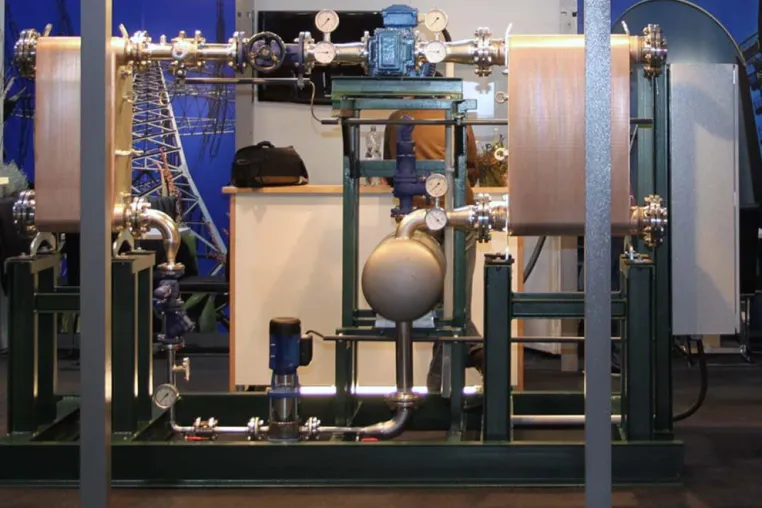 Bild: ENVA Systems: ORC-Anlage erzeugt Strom aus Abwärme von unter 100 Grad Celsius - Abwärme wirtschaftlich nutzen