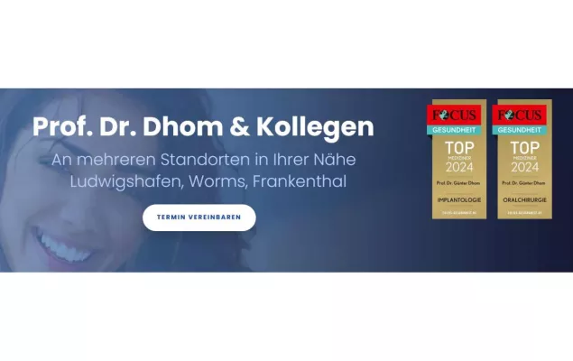 Bild: Auch 2024 gehört Prof. Dhom zu den TOP-Experten in der Implantologie und Oralchirurgie