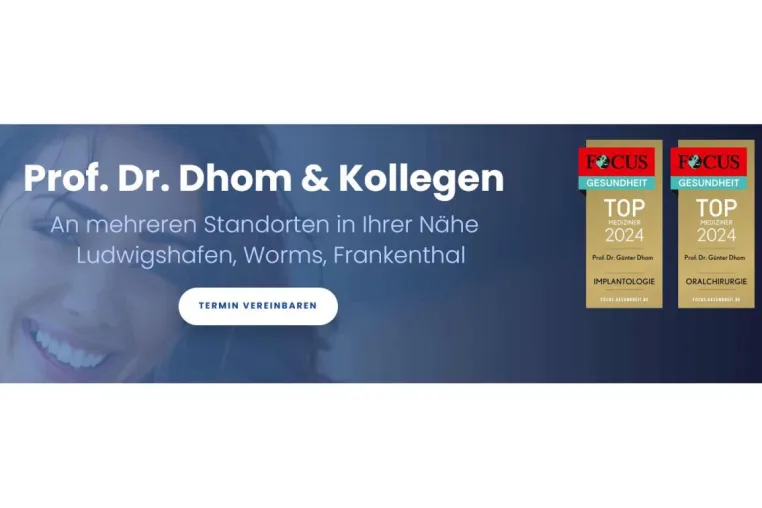 Bild: Auch 2024 gehört Prof. Dhom zu den TOP-Experten in der Implantologie und Oralchirurgie