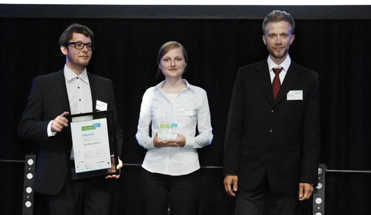 Apus_Systems gewinnt den 2. Platz in der Kategorie ?Gründen? (Foto: futureSAX)