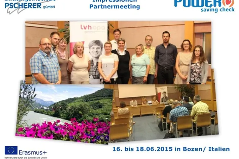 Power Saving Check – 3. Partnermeeting in Italien Bild: Power Saving Check – 3. Partnermeeting in Italien