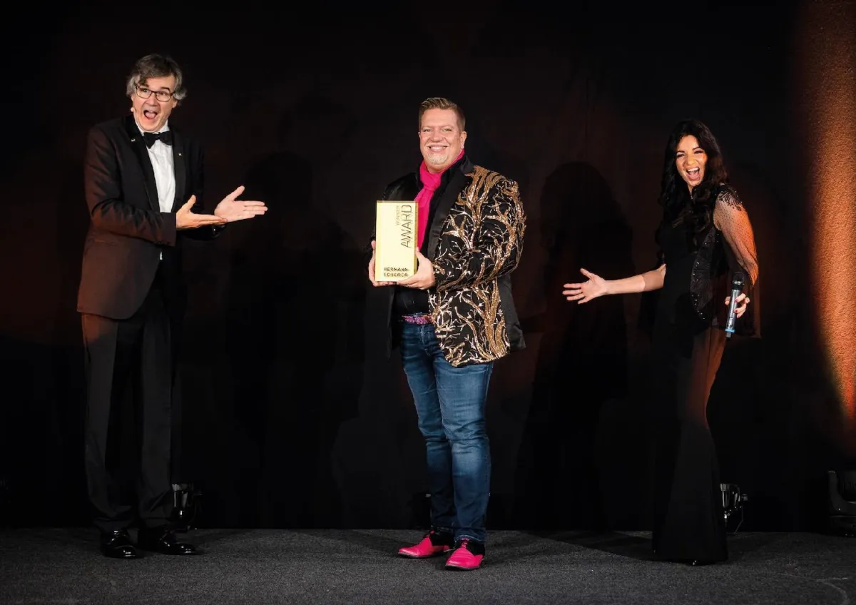 v.l. Hermann Scherer, Manuel Lojo & Kerstin Scherer (Foto: Dominik Pfau)