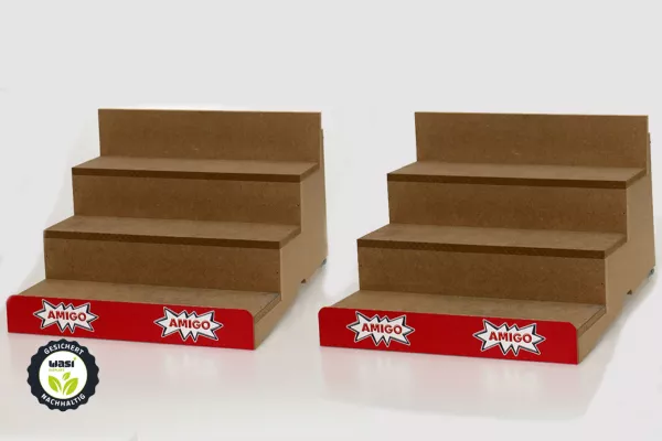 Bild: Wasi Displays: Zweitplatzierungen am PoS mit nachhaltigen Warendisplays aus Holz
