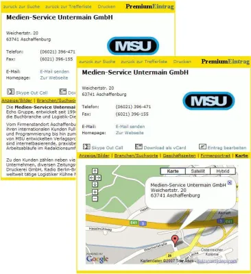 Bild: Main-Echo Online-Branchenführer startet mit MSUyellow