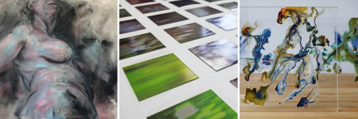 Ausstellung „Inbetween. Zwischen den Trapezen“ – BA-Kunstpädagogik LMU 2018