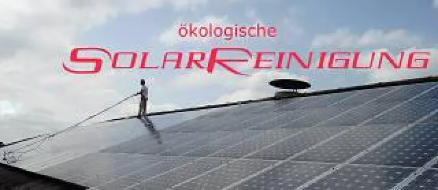 Bild: Ökologische Reinigungspflege von Photovoltaik- und Solaranlagen