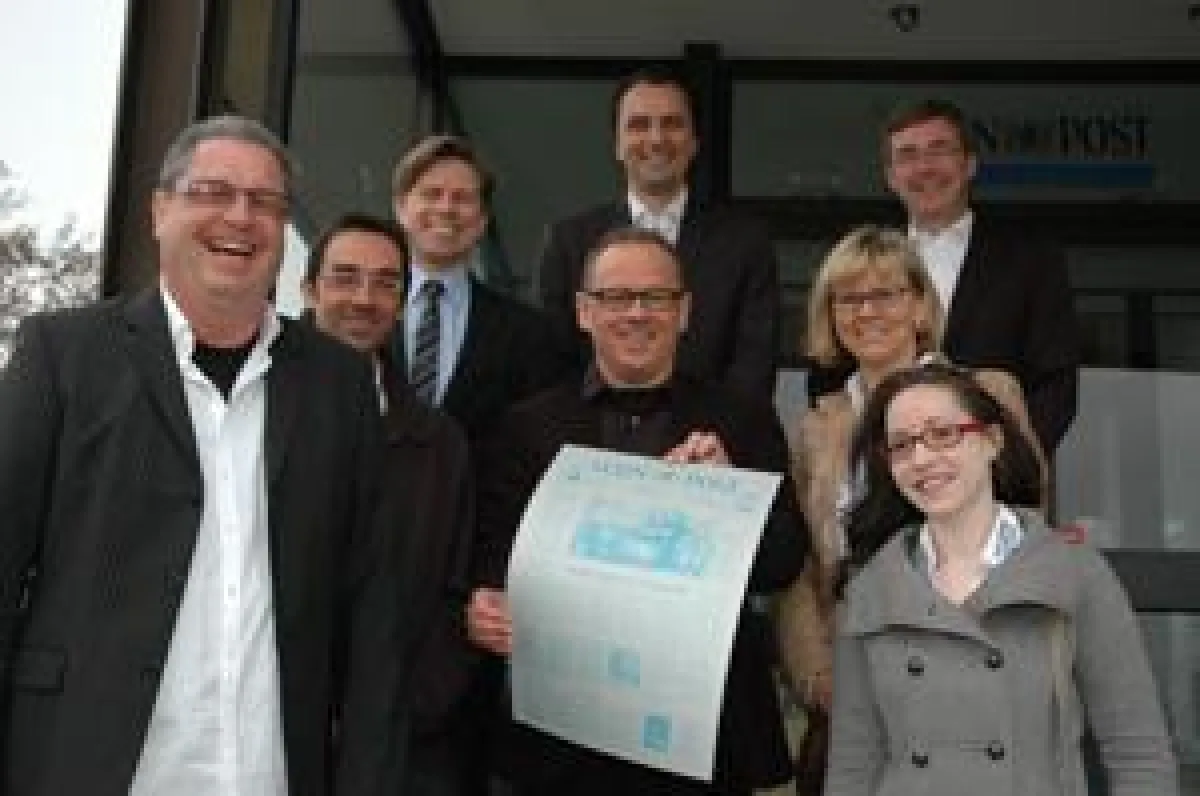 Das Team der empathie agentur Fredy Groth (vorne Links) mit Ehefrau Annelie Groth (Mitte rechts), Ju